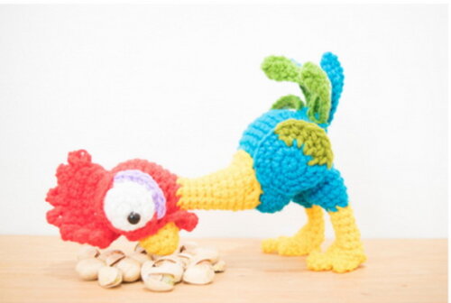 Receita Galo Moana Amigurumi