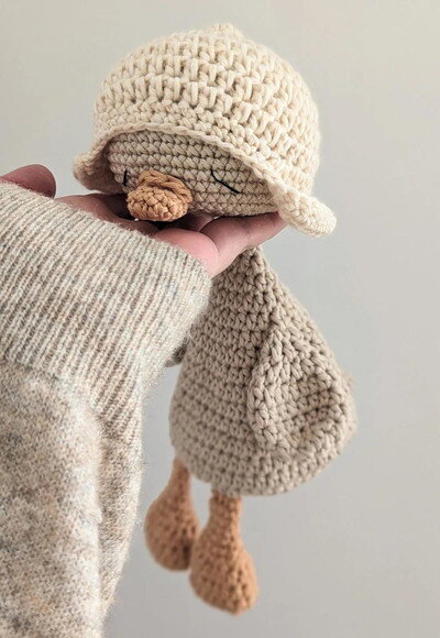 Receita Ganso Amigurumi