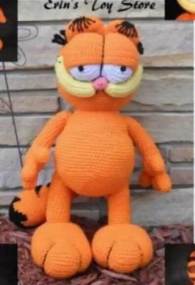 Receita Garfield Amigurumi