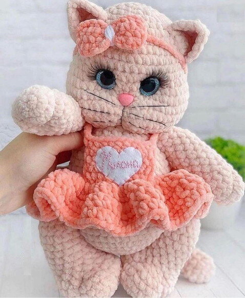 Receita Gatinha Amigurumi