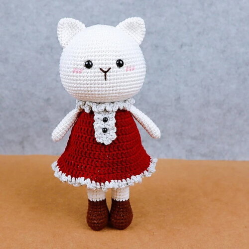 Receita Gatinha Amigurumi