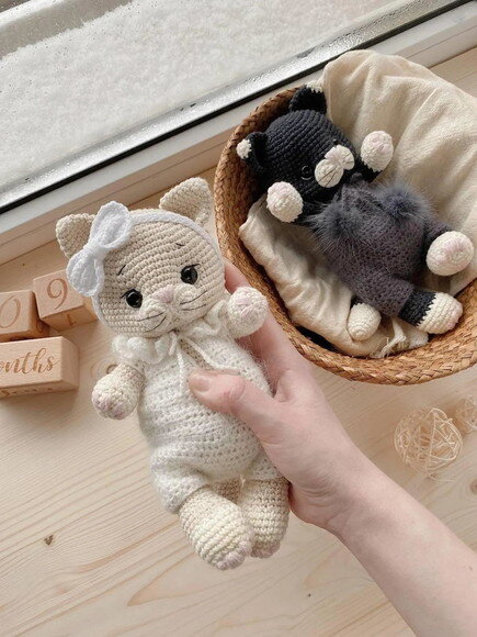 Receita Gatinho Amigurumi