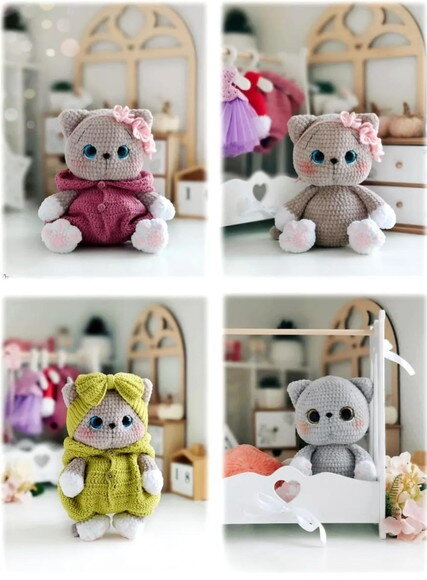 Receita Gatinho Amigurumi