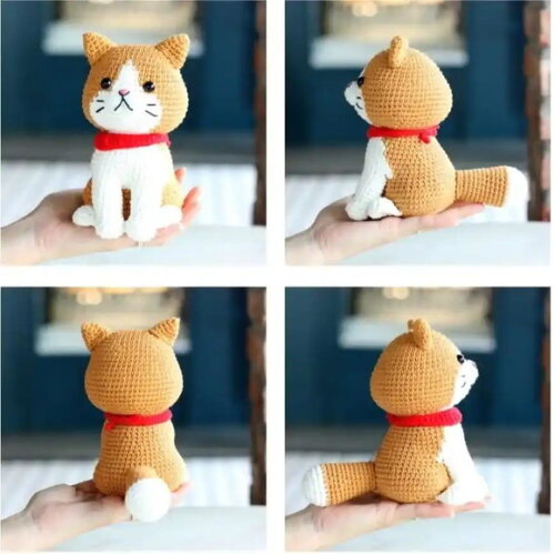 Receita Gatinho Amigurumi