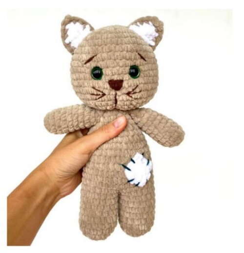 Receita Gatinho Amigurumi