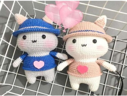 Receita Gatinho Amigurumi