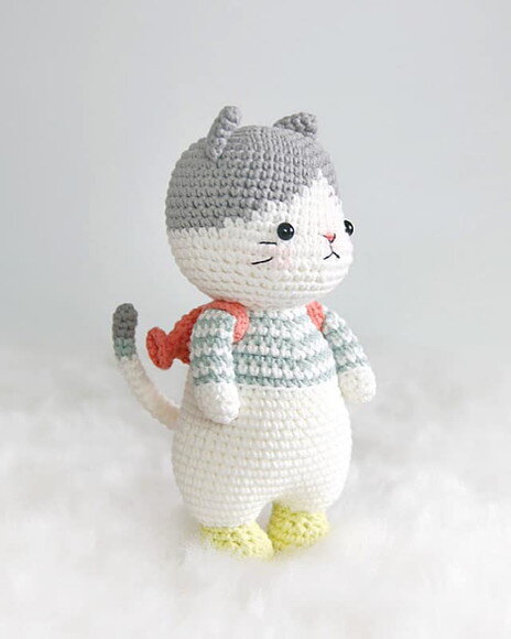 Receita Gatinho Amigurumi