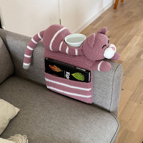 Receita Gato Organizador no Sofa Amigurumi