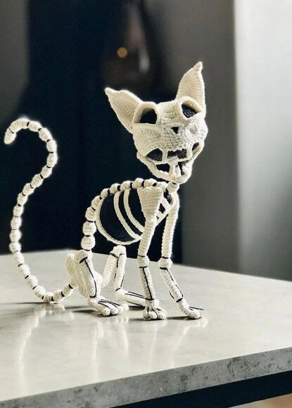 Receita Gato Halloween Amigurumi