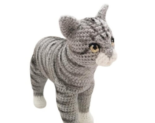 Receita Gato realista Amigurumi
