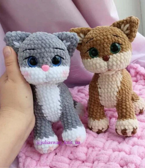 Receita Gatos Amigurumi