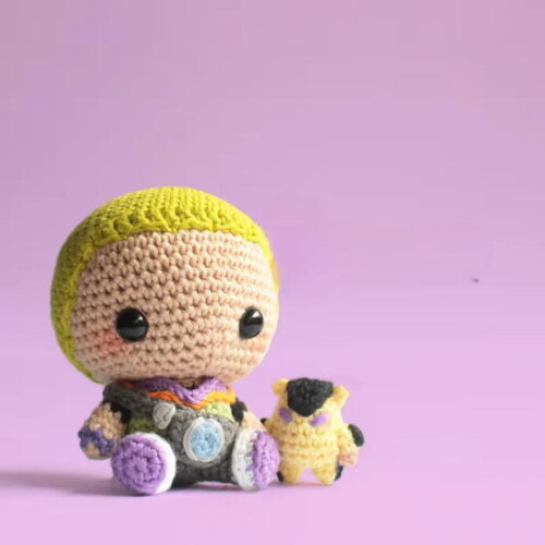 Receita Gekko Valorant Amigurumi