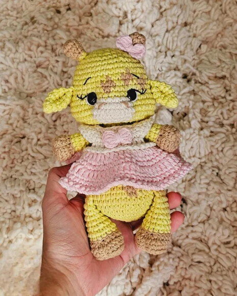 Receita Girafa Amigurumi