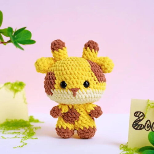 Receita Girafa Amigurumi