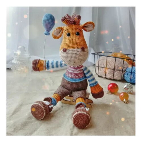 Receita Girafa Amigurumi