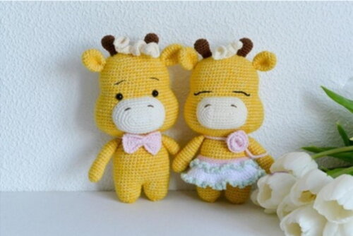 Receita Girafa Amigurumi