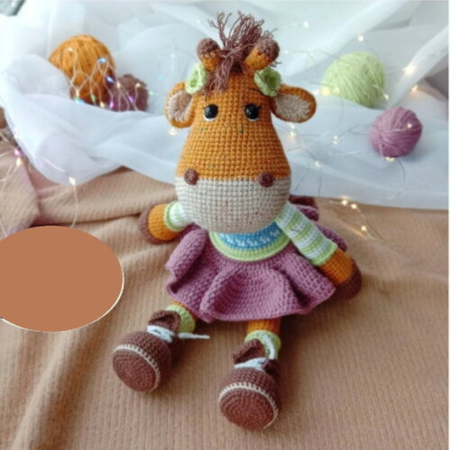 Receita Girafa Amigurumi