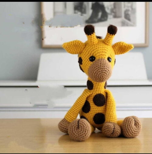 Receita Girafa Amigurumi