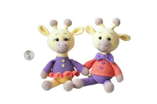 Receita Girafa Amigurumi