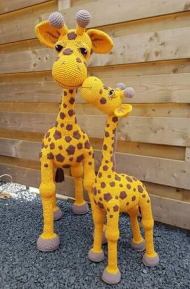Receita Girafa Amigurumi