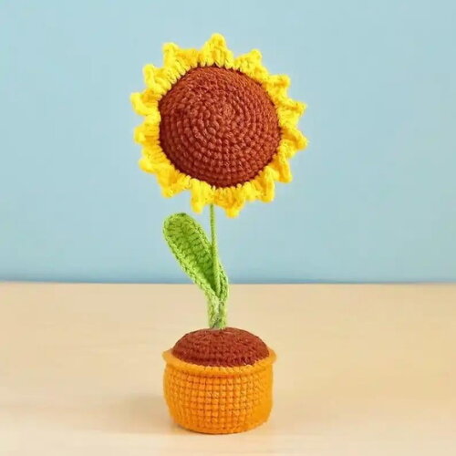 Receita Girassol Amigurumi