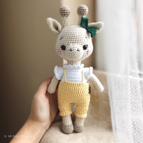 Receita Girafinha Amigurumi