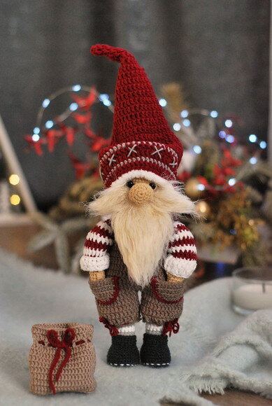 Receita Gnomo Amigurumi