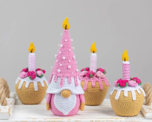 Receita Gnomo Amigurumi