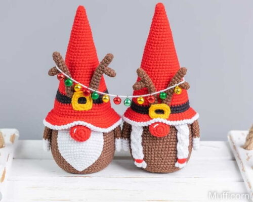 Receita Gnomo Amigurumi