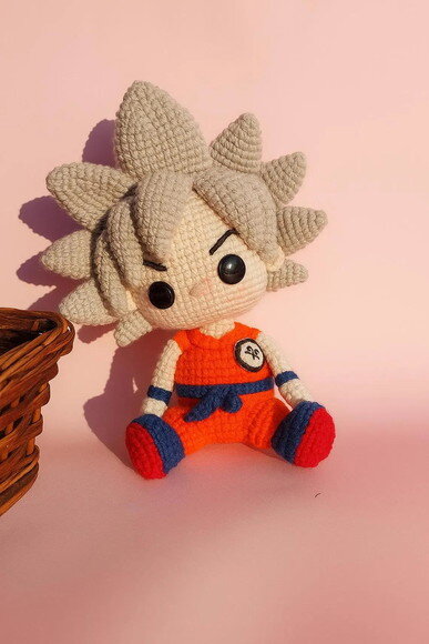 Receita Goku Amigurumi