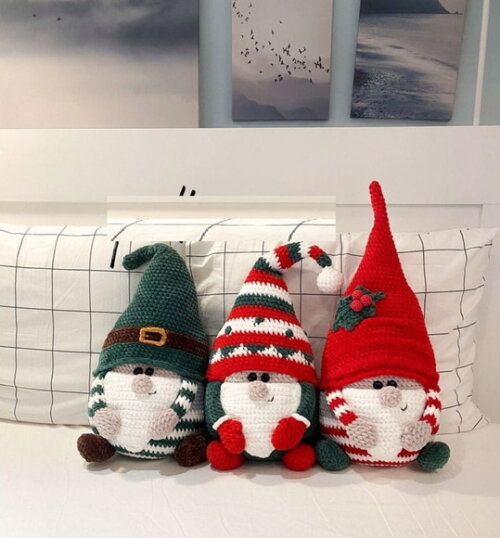 Receita Gnomos Amigurumi