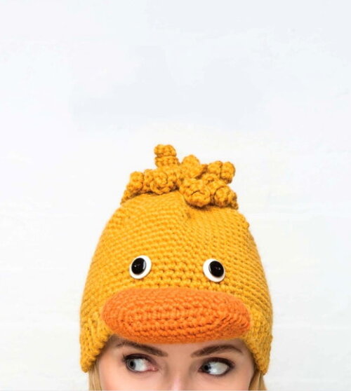 Receita Gorro Pato Amigurumi