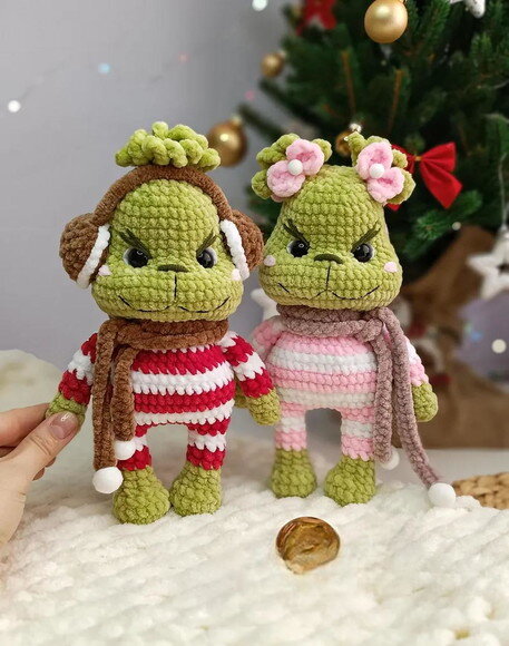 Receita Grinch Amigurumi