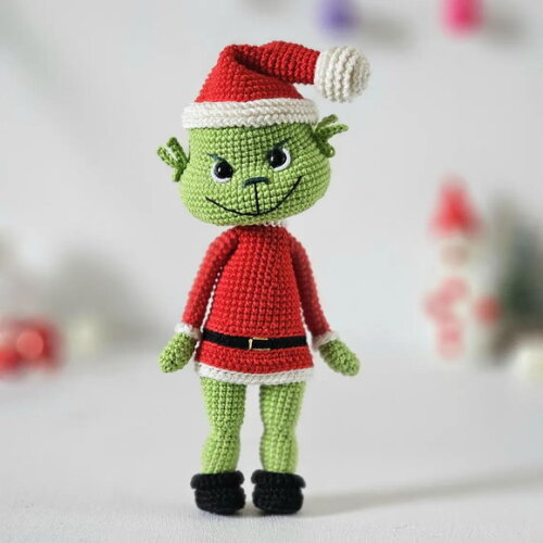 Receita Grinch Amigurumi
