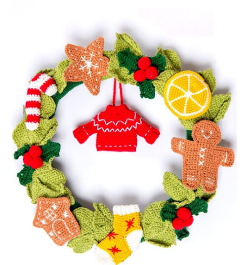Receita Guirlanda Amigurumi