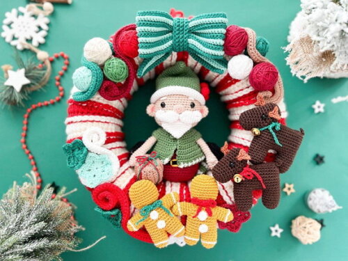 Receita Guirlanda Amigurumi
