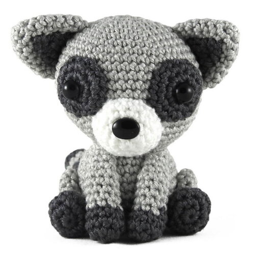 Receita Guaxinim Amigurumi