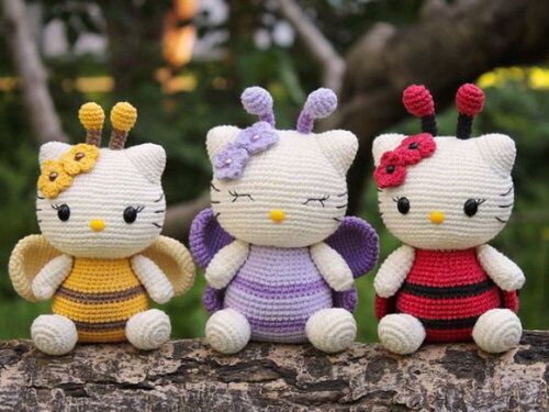 Receita Hello Kiity Amigurumi