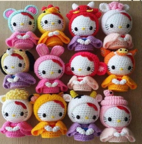 Receita Hello Kitty Amigurumi