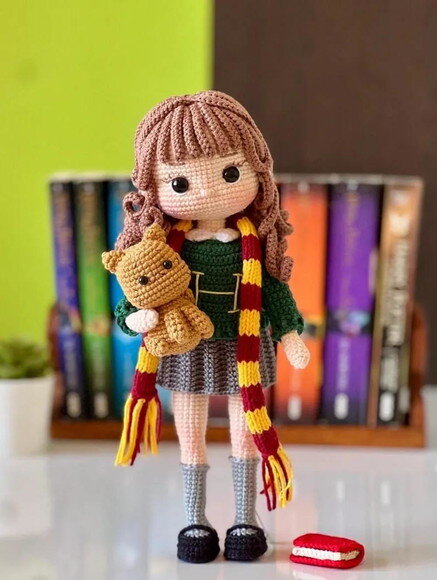 Receita Hermione Amigurumi