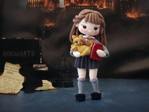 Receita Hermione Amigurumi