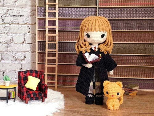 Receita Hermione Amigurumi