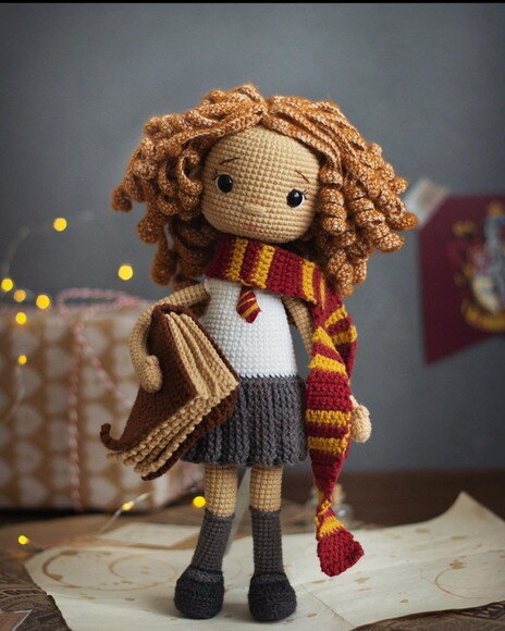 Receita Hermione Amigurumi
