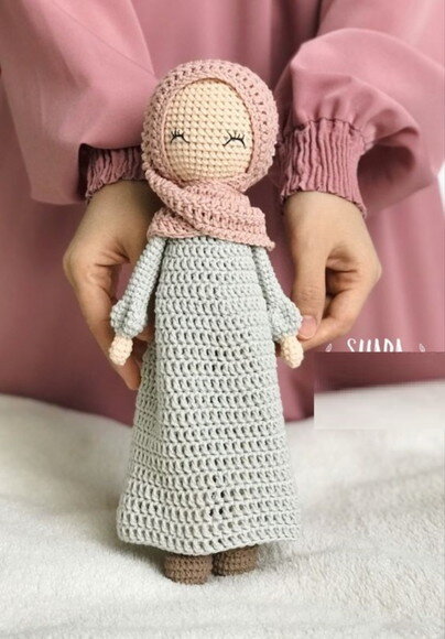 Receita Hijab Amigurumi