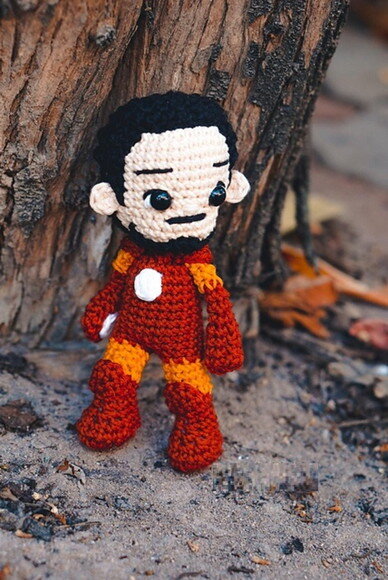 Receita Homem de ferro Amigurumi
