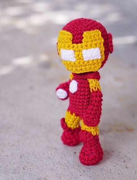 Receita Homem de ferro Amigurumi
