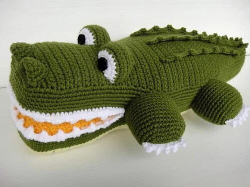 Receita Jacare Amigurumi