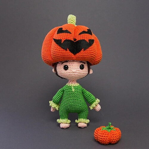 Receita Jack Abobora Amigurumi