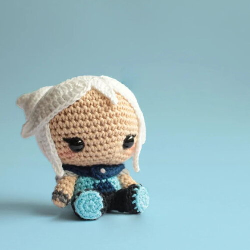 Receita Jett Valorant Amigurumi