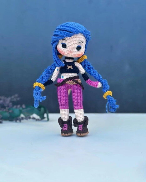 Receita Jinx Amigurumi